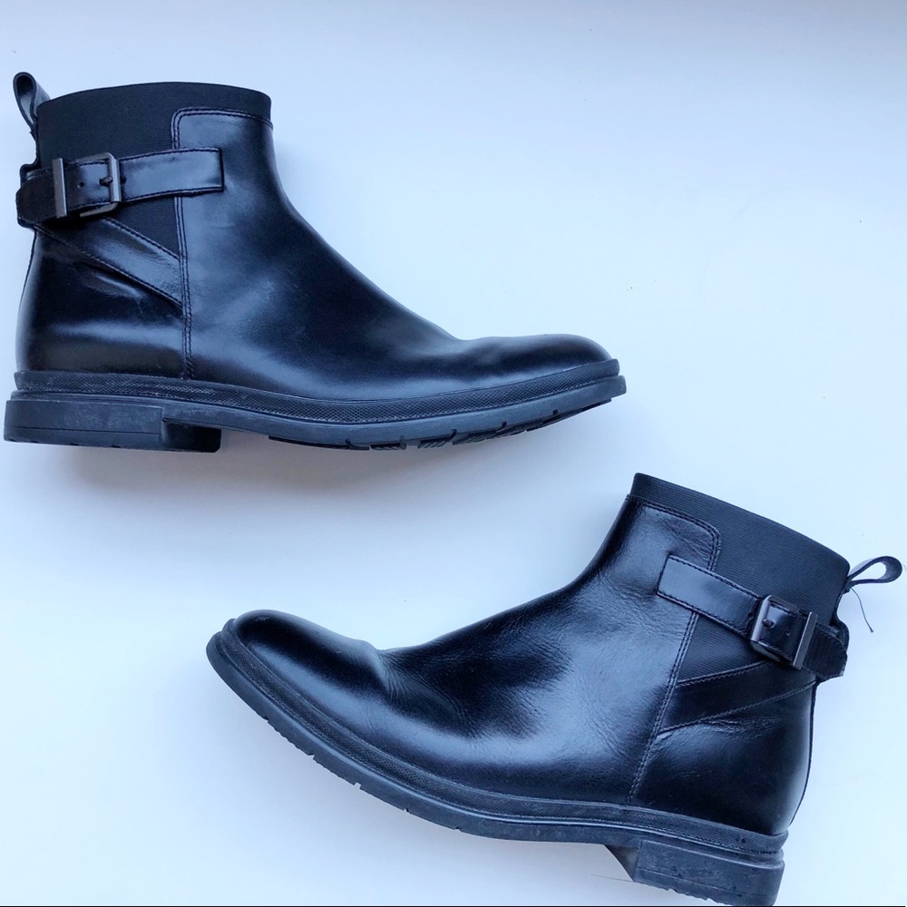 Clarks | Black Leather Boots